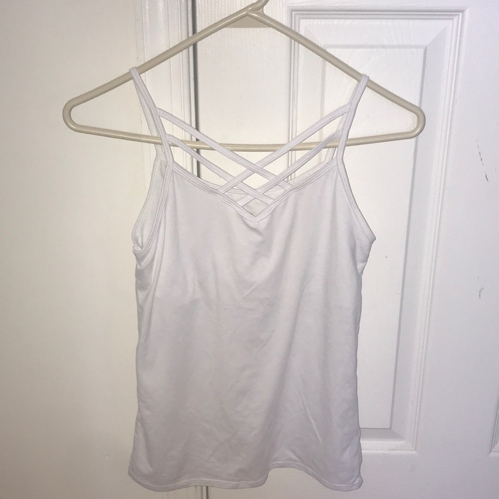 Crossed tank top